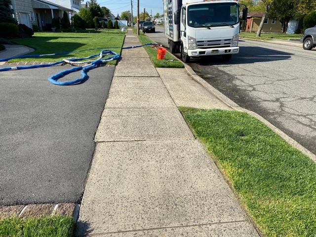 Concrete Sidewalk Before