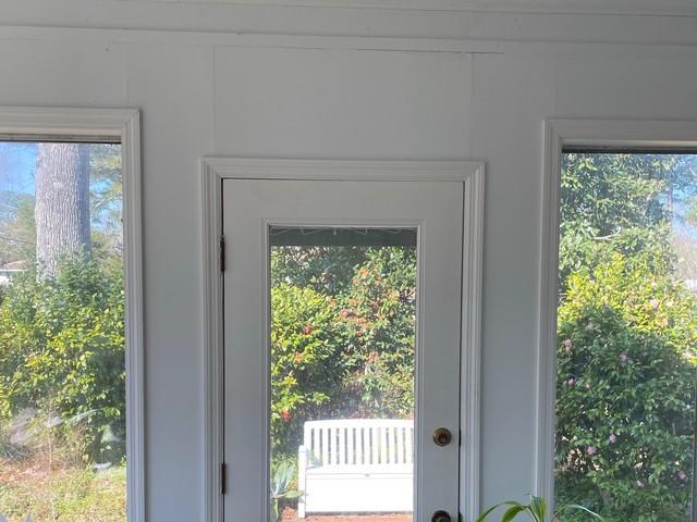 Sunroom Settlement: Visible Cracks