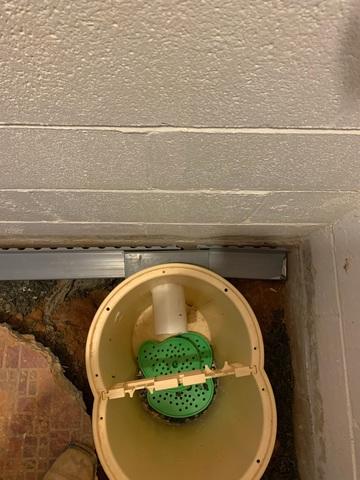 Waterproofing Drainage System Installed