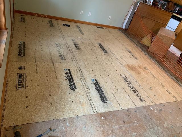 After New Floor Installation