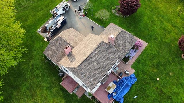 Our team finishing up for the day