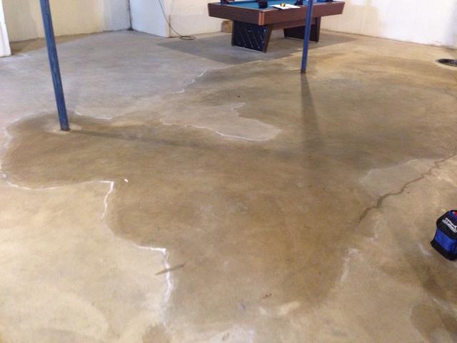 Wet Basement Floor Cracks