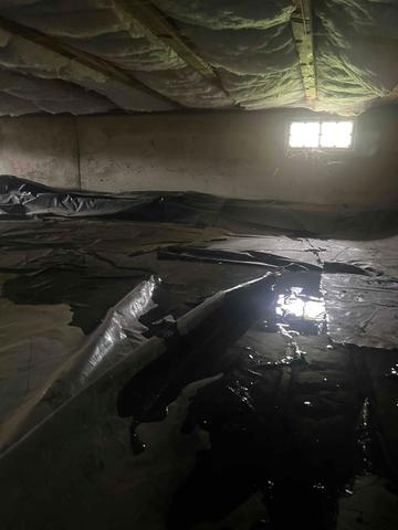 Standing Water in Crawlspace