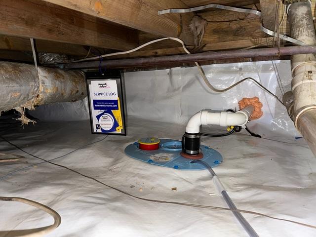 Sump Pump Installed