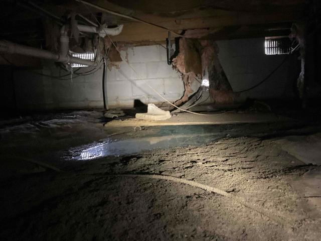 Standing Water in the Crawl Space