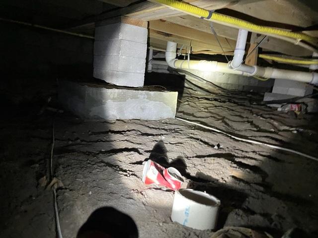 Overexposure to Elements in Crawlspace