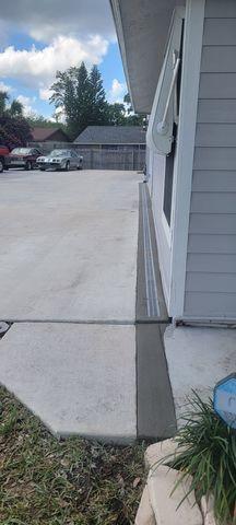 New Channel Drain Installed