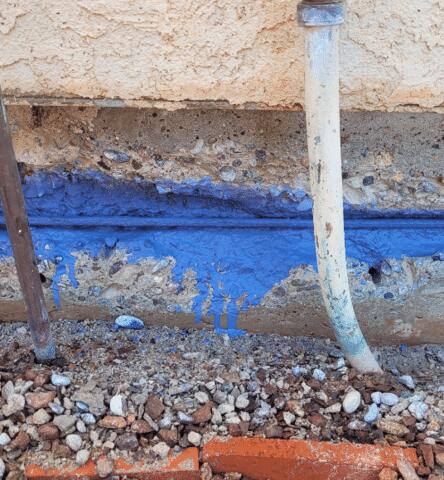 Stem Wall Repair Mid Process