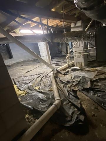 Messy Crawl Space