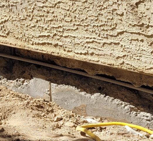 Stem Wall Repair Process: Rebar Replacement