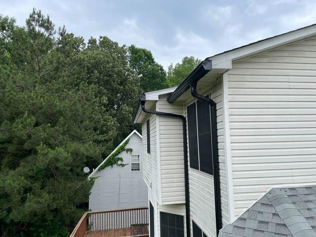 Gutters with Gutter Guards in Atlanta, Georgia