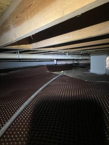 Drainage Matting Installed