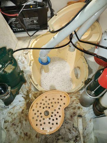 Sump Pump Cleaned