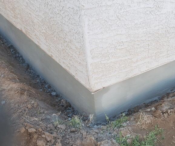 Concrete Stem Wall After the Repair