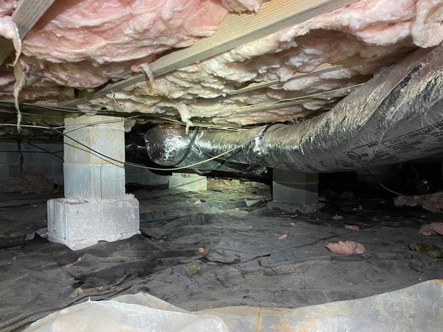 Crawl Space Before Encapsulation