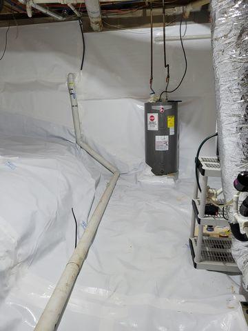 Transformed Space: Crawl Space After Encapsulation