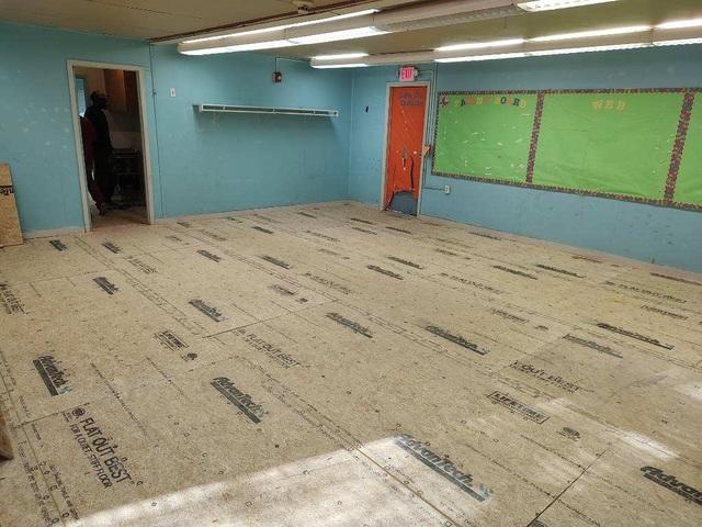 Classroom Floor Replacement Completed