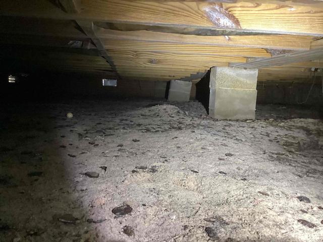 Crawl Space Pre-Support and Encapsulation