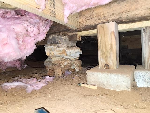 Inadequate Crawl Space Support