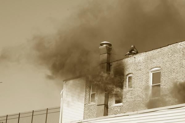 Exterior Fire Damage to Chicago Apartment 