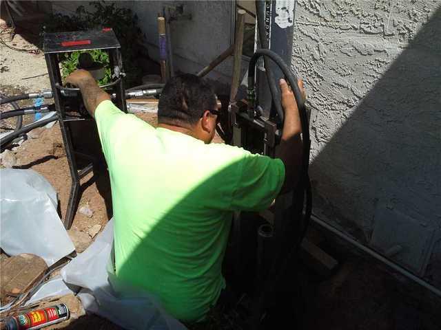 Installation of Push Pier