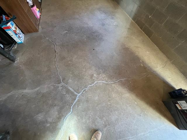 Repaired Cracked Concrete