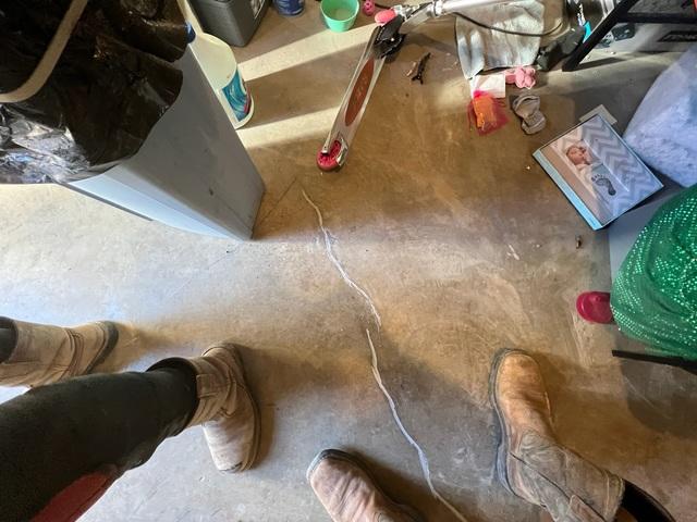 Repaired Cracked Concrete