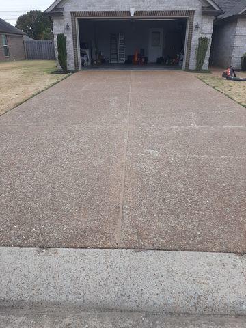 Repaired Concrete Drive