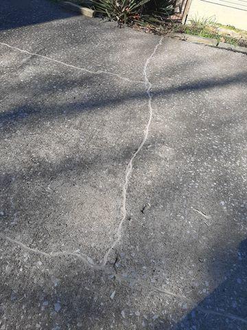 Repaired Concrete Drive