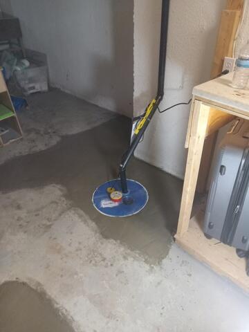 Finished sump