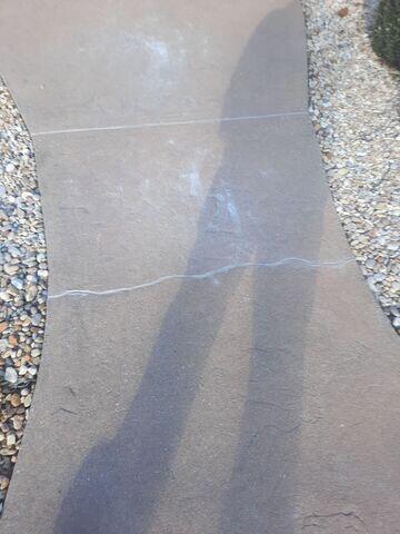 Cracked Concrete / repair complete