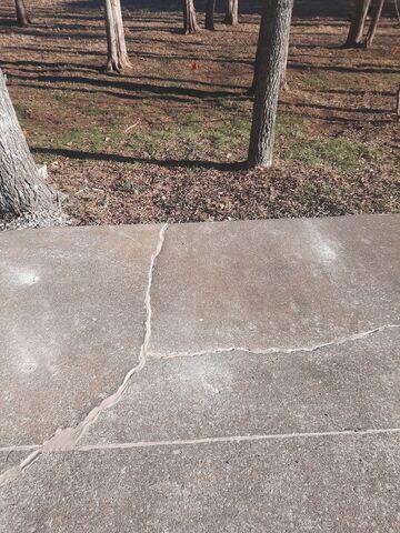 Cracked Concrete / repair complete