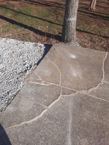 Cracked Concrete / repair complete