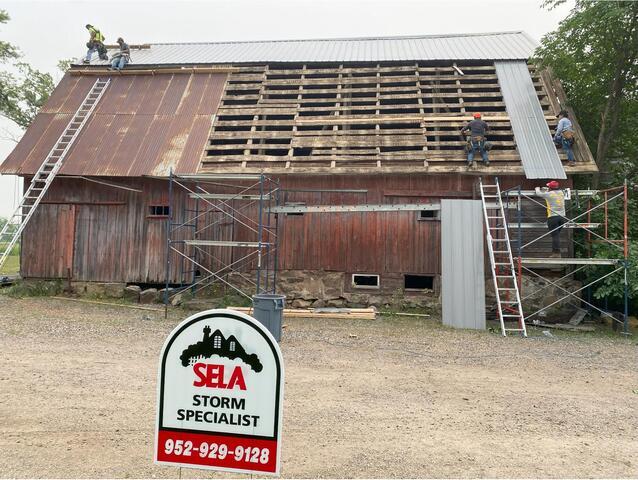 Barn Roof Replacement in Becker, MN