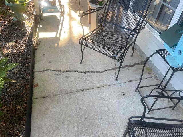 Crack in Porch Slab