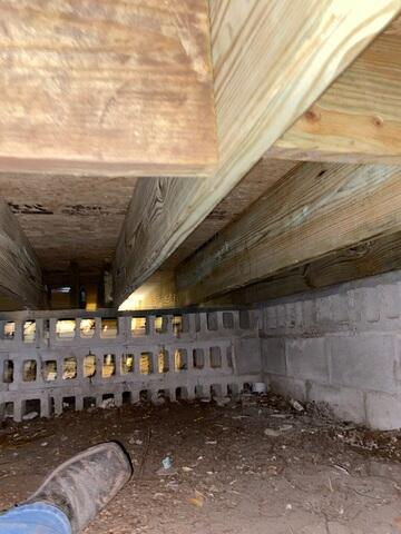 Wood Replacement in Crawlspace