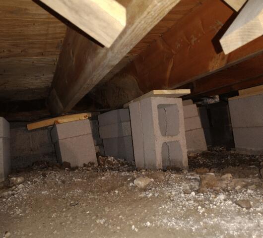 Crawl Space Before Installation