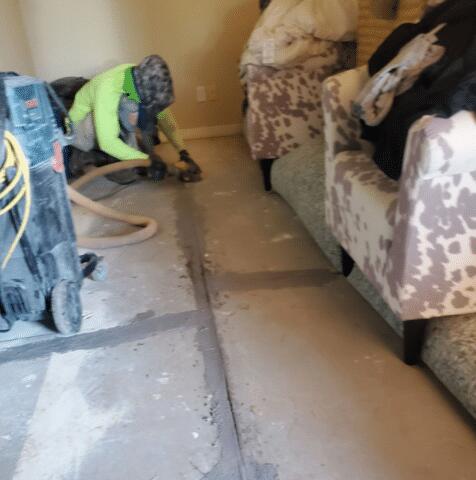 Last touch to finally repair the home's foundation
