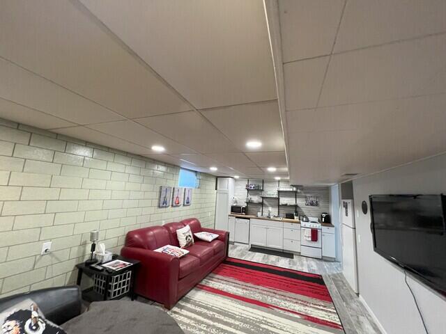 Basement Ceiling Before