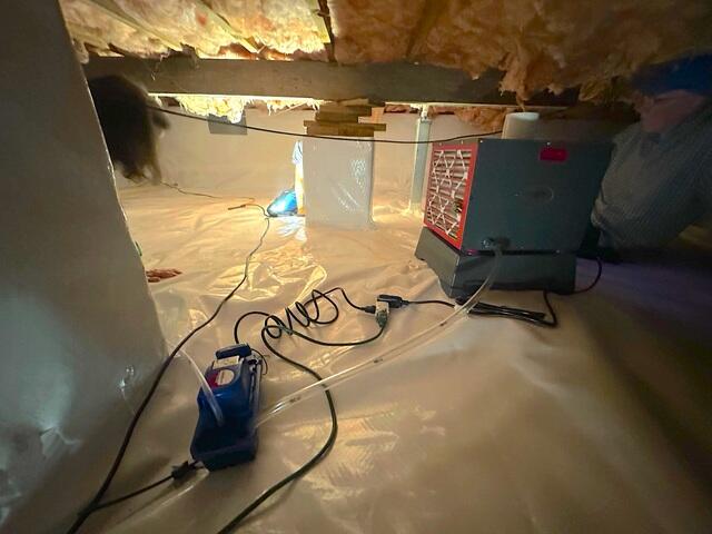 Crawl Space Dehumidifier