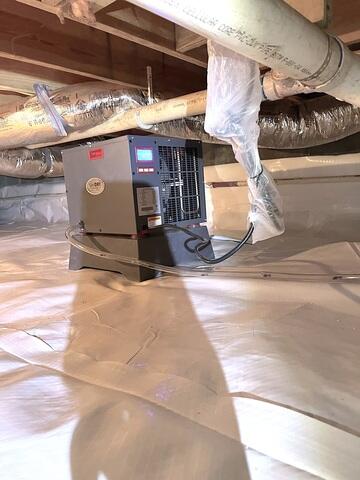 Crawl Space Dehumidification