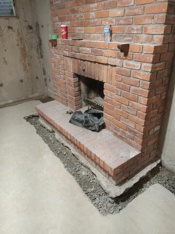 Around a fireplace