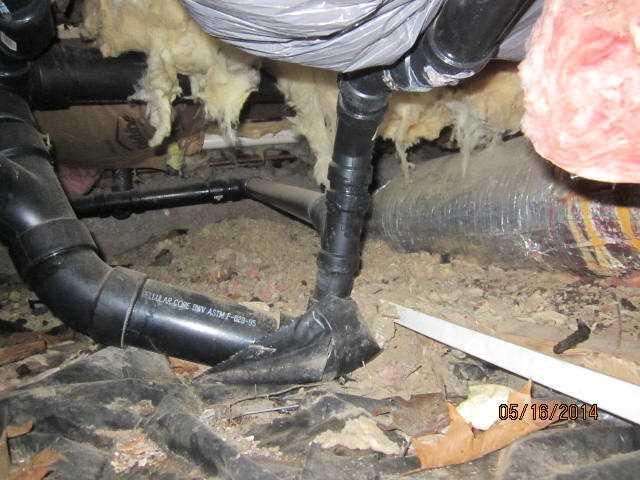 Debris-Filled Crawl Space