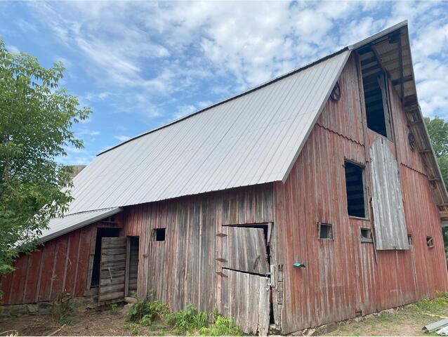 Barn Roof Replacement - Sela Gutter Connection in Becker, MN