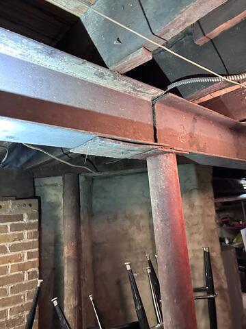 Damaged Joists with Poor Support