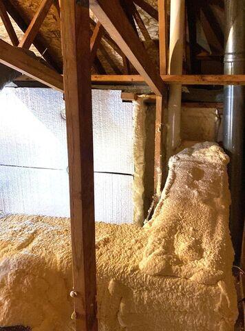 Insulation Panels and Spray Foam