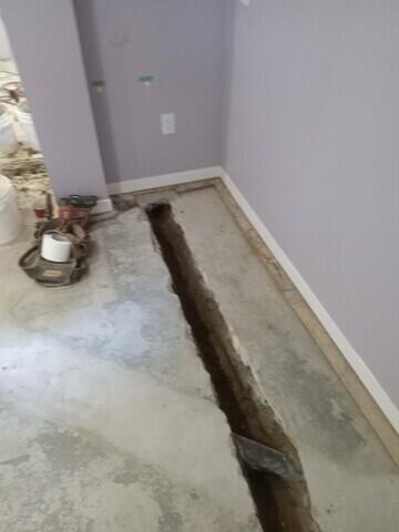 Under floor drainage