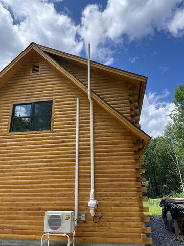 Maine Radon & Water Treatment got a call from this Gray Maine home for radon remediation. We checked out the place and found the perfect spot to install the system. The client was thrilled to hear that we could hide it on the backside of the house, out of sight. Once we sealed all the sump lids and fixed any cracks, we achieved results that were as low as they could go, undetectable even. And just like that, another happy customer in the books!