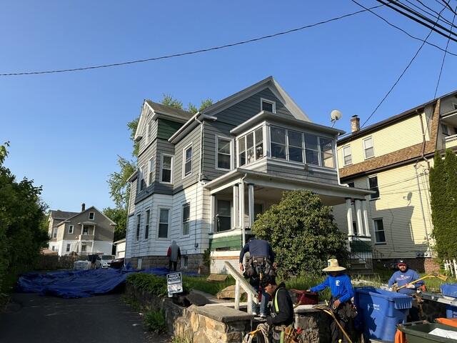 Algae and broken shingles causing leaks in the roof