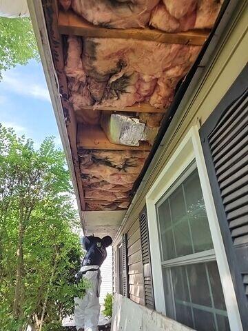 Cantilever Insulation Removal